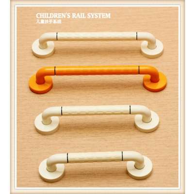 Kids Safety Bathroom Toilet Wall Mounted l shaped flip up grab bar